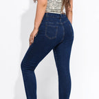 High Waist Slimming And Tight High Stretch Large Size Hip Lifting Skinny Jeans
