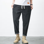 Men's Loose Plus Size Elastic Waist Jeans