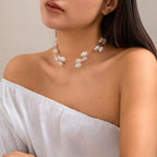 Versatile Baroque Pearl Necklace Bracelet For Women
