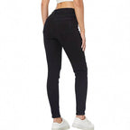 Casual Versatile Simple Solid Color Slim Denim Trousers