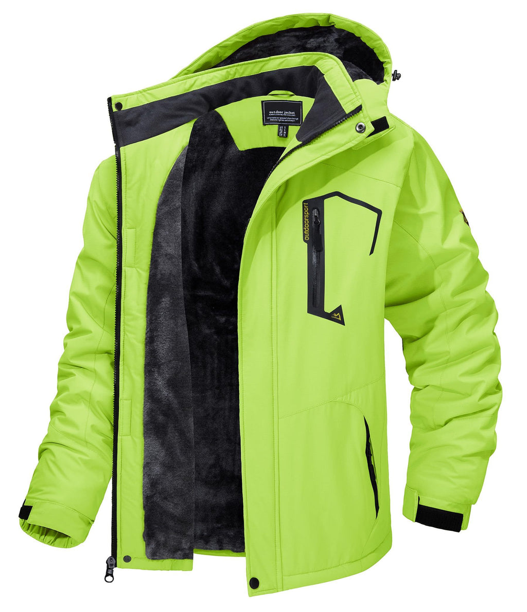 Outdoor Waterproof Winter Jacket Detachable Hood