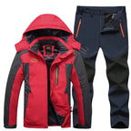 Outdoor Windproof And Frost-proof Men's Jacket and Pants Set
