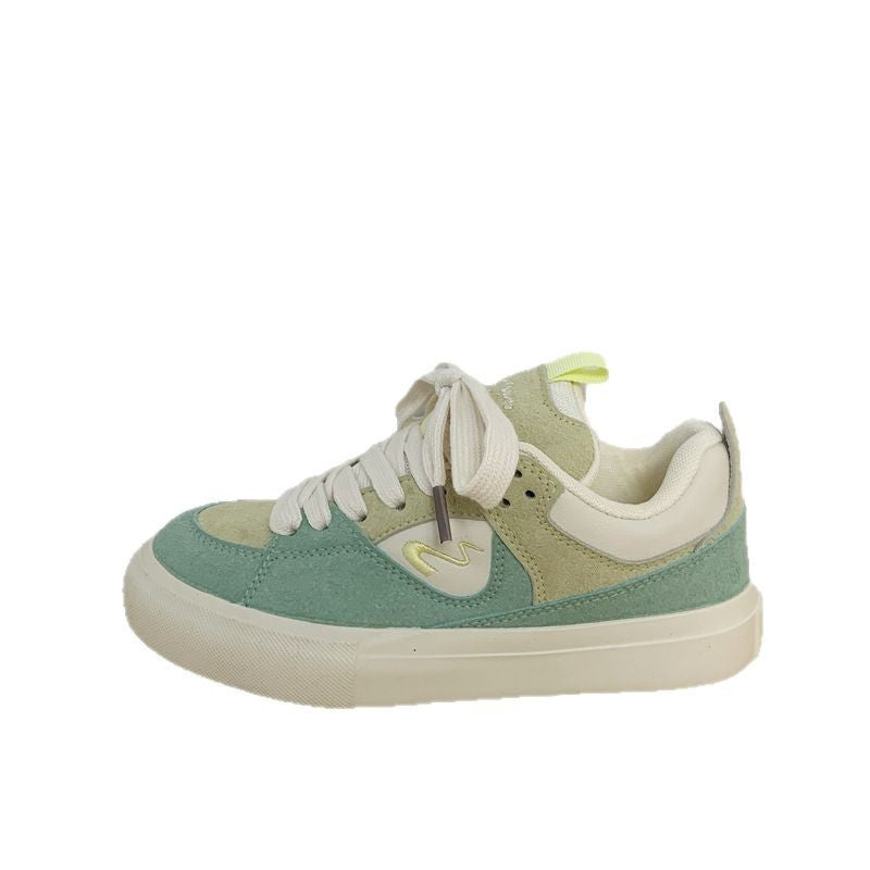 Versatile Thick Shoes Tongue Canvas Shoes For Women