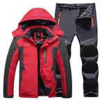 Outdoor Windproof And Frost-proof Men's Jacket and Pants Set