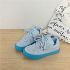 Versatile Thick Shoes Tongue Canvas Shoes For Women