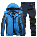 Outdoor Windproof And Frost-proof Men's Jacket and Pants Set