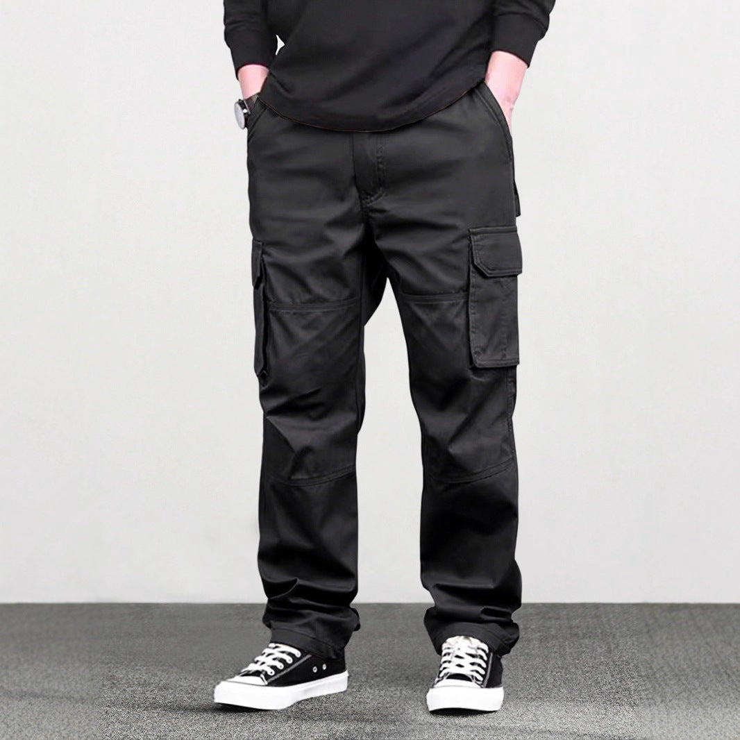 Spring And Autumn American Fashion Brand Loose High Street Straight Long Pants