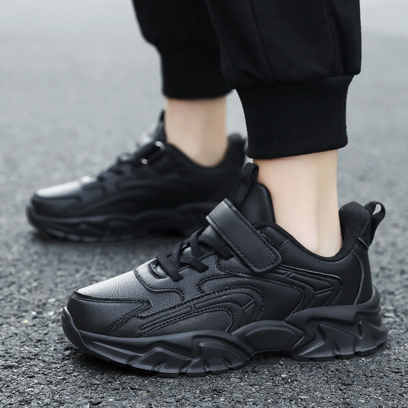 Show Light Boys' and Girls Leather Shoes