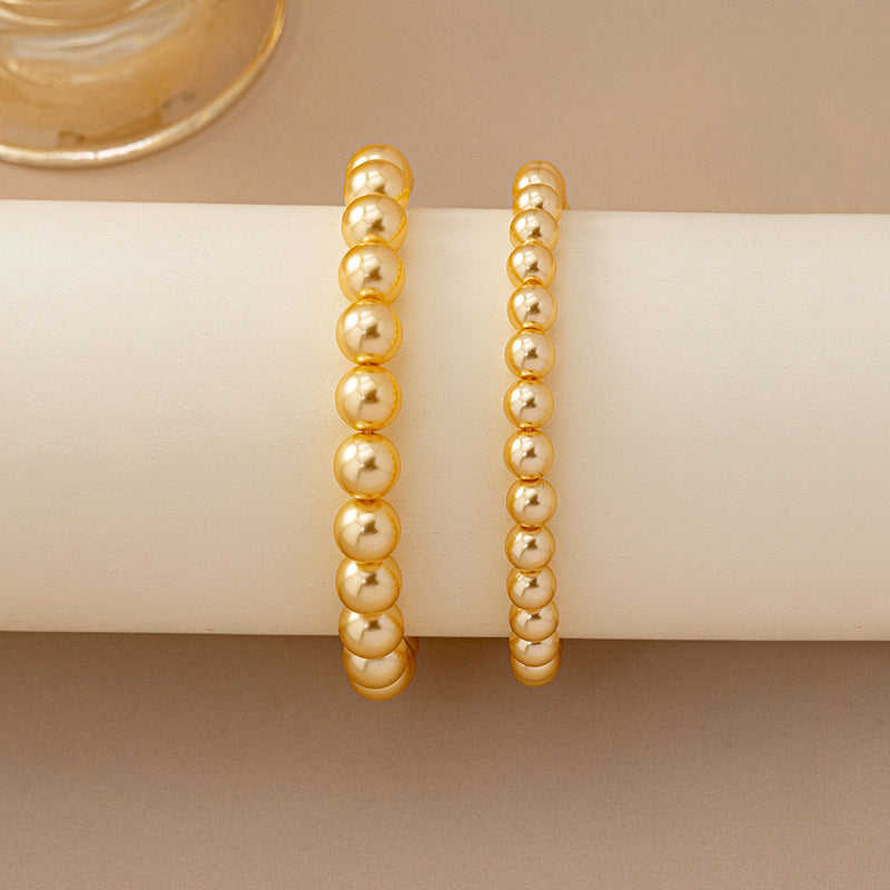 Women's Copper Luxury Golden Balls Bracelet