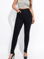 High Waist Slimming And Tight High Stretch Large Size Hip Lifting Skinny Jeans