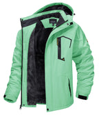 Outdoor Waterproof Winter Jacket Detachable Hood