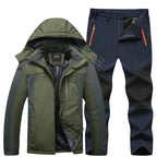 Outdoor Windproof And Frost-proof Men's Jacket and Pants Set