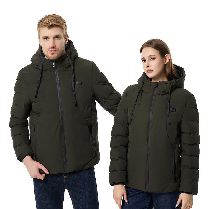 Winter Coat Thickened Outdoor Couple Intelligent Heating