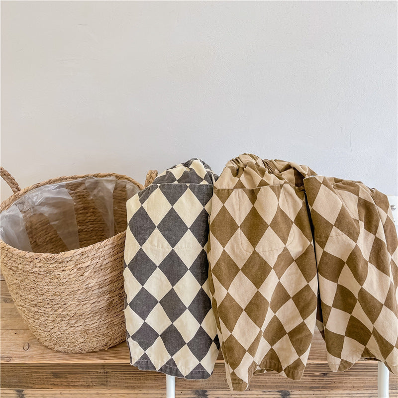 Girls Western Style Baggy Pants Trousers