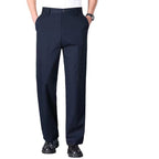 Men's Loose Plus Size Casual Straight-leg Cotton Trousers