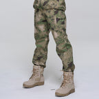 Outdoor Men's Fleece Soft Shell Pants Breathable And Windproof Wear-resistant