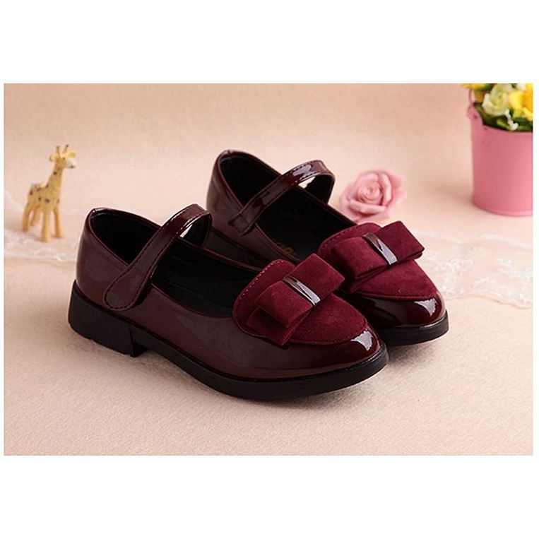 Girls sneakers school baby girls leather princess shoes