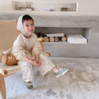 Autumn Washed Cotton Harem Pants Girls' Casual Pants