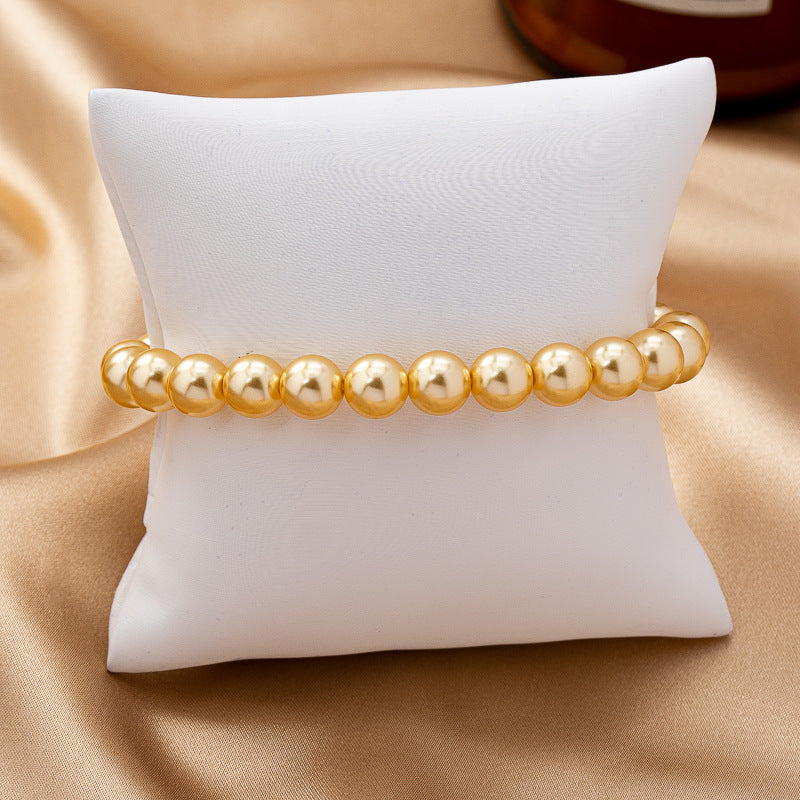 Women's Copper Luxury Golden Balls Bracelet