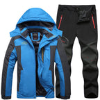 Outdoor Windproof And Frost-proof Men's Jacket and Pants Set