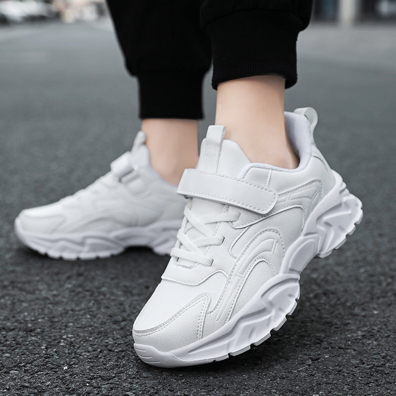 Show Light Boys' and Girls Leather Shoes