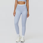 High Waist Contrast Color Tight Trousers Running Fitness Clothes