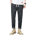 Men's Loose Plus Size Elastic Waist Jeans