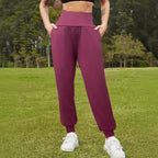 Women's Spring Thin Ice Silk Fitness Pants