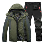 Outdoor Windproof And Frost-proof Men's Jacket and Pants Set