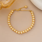Women's Copper Luxury Golden Balls Bracelet