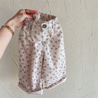 Autumn Washed Cotton Harem Pants Girls' Casual Pants