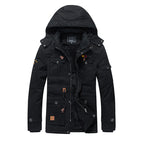 Men's Fleece Padded Mid-length Jacket