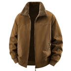 Men's Loose Casual Fleece-lined Thick Style Double-sided Warm Jacket