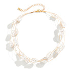 Versatile Baroque Pearl Necklace Bracelet For Women