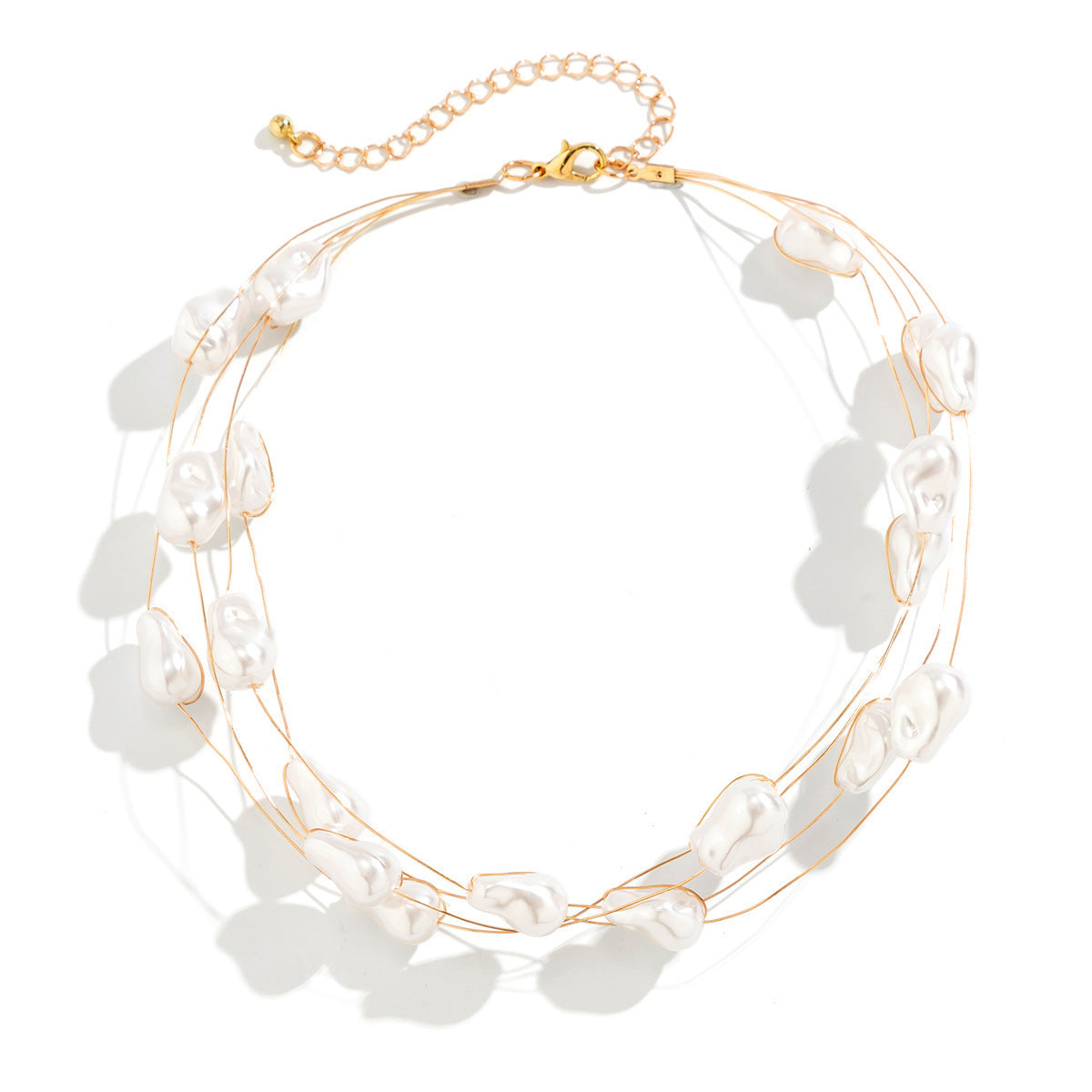 Versatile Baroque Pearl Necklace Bracelet For Women