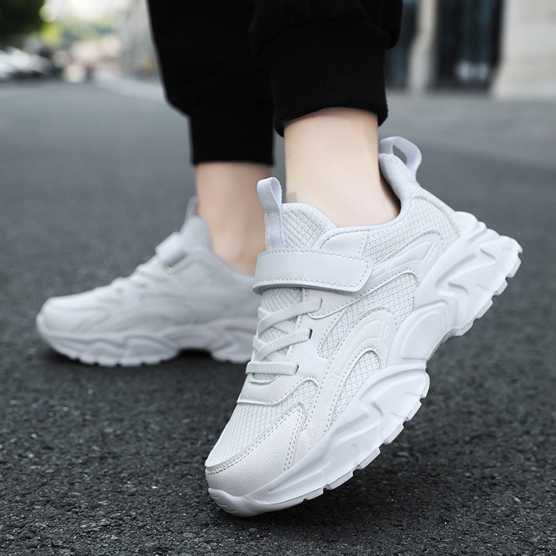 Show Light Boys' and Girls Leather Shoes