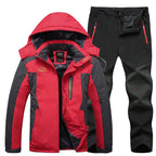 Outdoor Windproof And Frost-proof Men's Jacket and Pants Set
