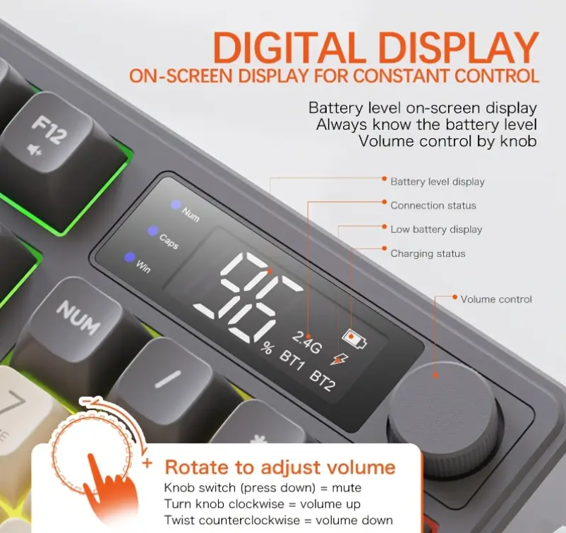 Freewolf Wireless gaming keyboard