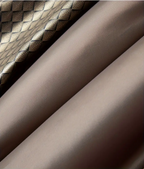 Men's Heavy-Duty Winter Jacket - Hooded Coat with Zippered Front in Beige/Brown Two-Tone