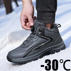 Men's Snow Boots - Durable Warm Winter Hiking Shoes for Outdoor Activities