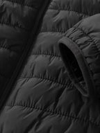 Men's Lightweight Hooded Winter Jacket - Full-Zip Coat with No Bulk Design