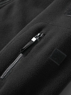 Men's Fleece Jacket - Warm Winter Hooded Zip-Up Sweatshirt with Pockets