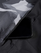 Men's Heavyweight Windproof Jacket - Thermal Insulated Hooded Coat with Camouflage Design