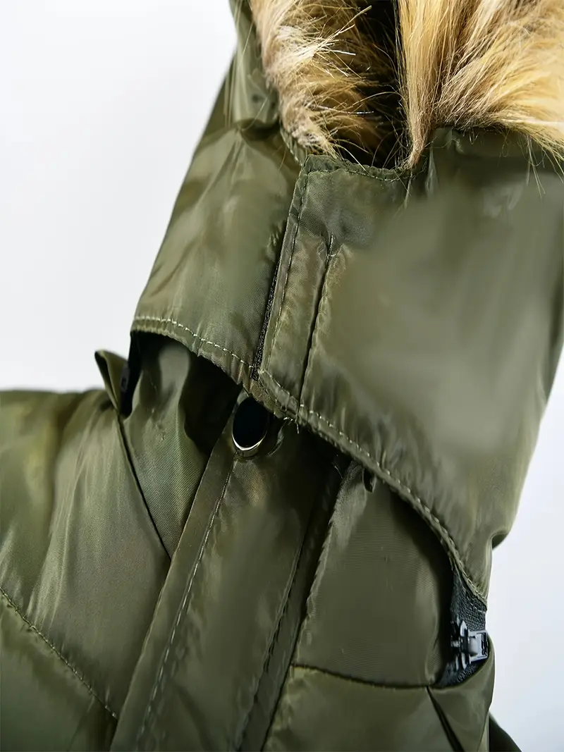 Boys' Casual Hooded Winter Coat - Fleece-Lined Zip-Up Jacket