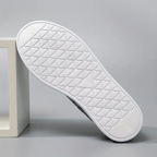 YAMEPP Women's Lightweight Sneakers - Multicolor Geometric Print Low-Top Shoes