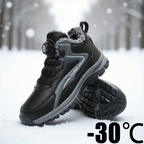 Men's Snow Boots - Durable Warm Winter Hiking Shoes for Outdoor Activities