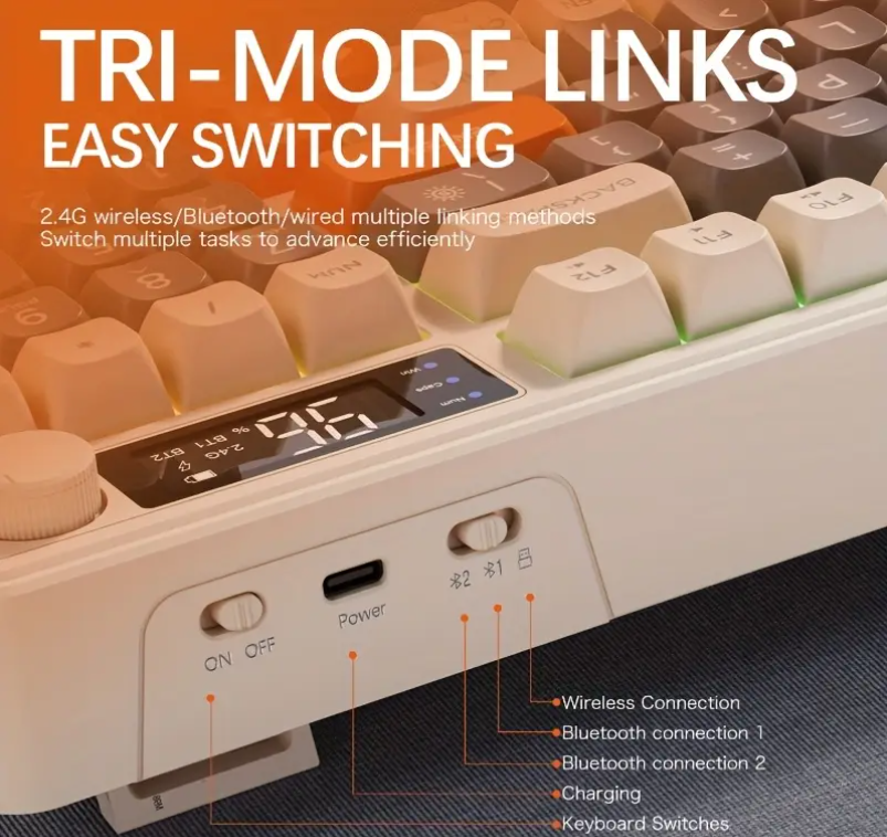 Freewolf Wireless gaming keyboard