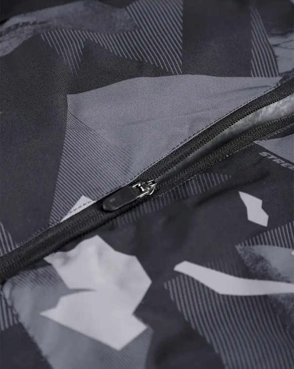 Men's Heavyweight Windproof Jacket - Thermal Insulated Hooded Coat with Camouflage Design