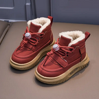 Cozy Ankle Lace-Up Boots