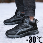 Men's Snow Boots - Durable Warm Winter Hiking Shoes for Outdoor Activities